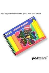 Wydrapywanka t�czowa A5 na spirali Polsirhurt