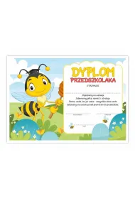 LearnHow Dyplom A4 przedszkolaka - Pszczka 10szt