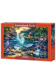 Puzzle 1500 el. D�unglowy raj Castorland