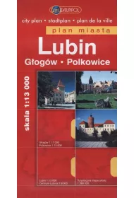 Lubin plan miasta 1:13000 G�og�w Polkowice/Europilot//