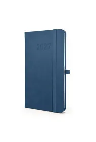 Kalendarz 2027 B6 Slim Tygodniowy Niebieski