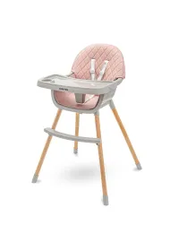 Baby Mix Krzese�ko do karmienia Freja wooden dusty pink