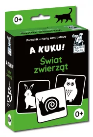 A kuku! wiat zwierzt. Karty kontrastowe + poradnik