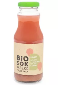 Owocowe Smaki Sok jabkowo - truskawkowy nfc 250 ml Bio
