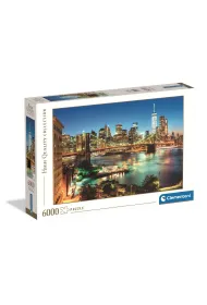 Puzzle 6000 el. HQ Brooklyn Bridge Lights Clementoni