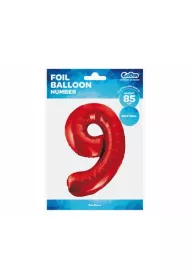Godan Balon foliowy 9 czerwony 85cm