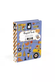 Puzzle Magnetyczna ukadanka Plac budowy Magnetibook 3-8 lat Janod
