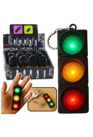 LeanToys Brelok sygnalizator �wietlny migaj�cy