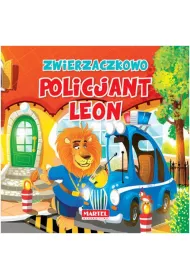 W Zwierzaczkowie. Policjant Leon