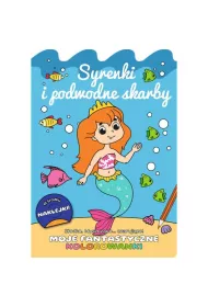 Ksi��eczka edukacyjna B5 Syrenki i podwodne skarby Naklejki