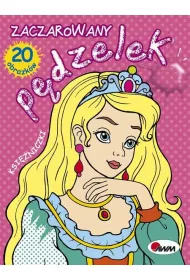 ZACZAROWANY PEDZELEK 3 KSIEZNICZKI malowanka wodna