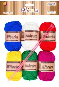 Aliga W��czka 43m 6 szt MIX, drut 25m