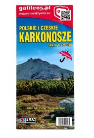 Mapa turyst. Polskie i Czeskie Karkonosze 1:25 000