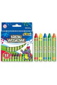 Penmate Kolori Premium Kredki woskowe Dino 12 kolor�w