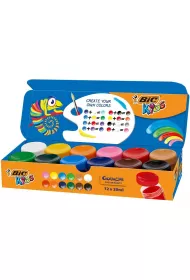Bic Farby plakatowe 12 kolor�w