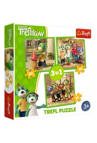 Puzzle 3w1 Zabawy Treflik�w