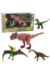 Zestaw figurek Dinozaury ruchome nogi paszcze