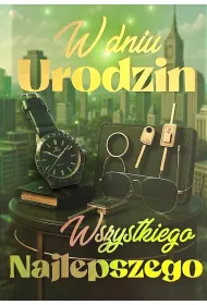Yeku Karnet Urodziny m�skie zegarek