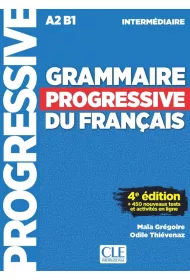 Grammaire Progressive du Francais Niveau intermediaire ksi��ka + CD 4e edition