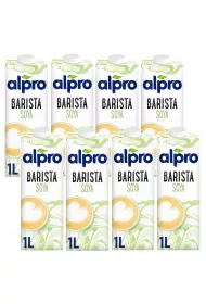 Alpro Barista do kawy - Napj Sojowy z wapniem i witaminami zestaw 8 x 1 l