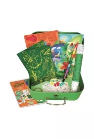 Zestaw kreatywny XL Walizka dinozaury Box Candiy