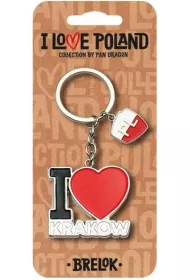 Pan Dragon Brelok I love Poland Krak�w ILP-BRE-B-KR-05