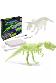 Wykopaliska paleontolog dinozaur fosforyzujcy Trifox