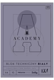 Interdruk Blok techniczny A4 Academy 10 kartek