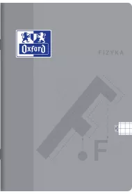 Oxford Zeszyt Fizyka A5 z marginesem kratka, 5 mm, margines 60 kartek