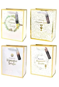 Kukartka Torebka na prezent Komunia �wi�ta (18x10x23cm) QPM mix