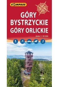 Mapa turystyczna - G�ry Bystrzyckie, G�ry Orlickie