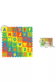 Mata piankowa 100x100cm - Litery. Smily Play