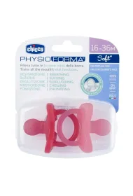 Chicco Smoczek uspokajaj�cy Soft r�owy 16-36m 2 szt.