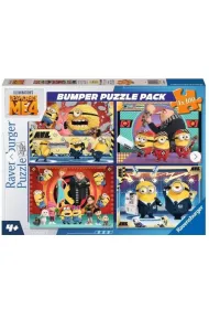 Puzzle 2D 4x100el Minionki Ravensburger