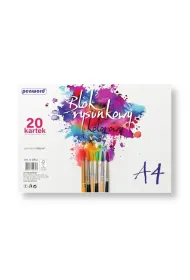 Penword Blok rysunkowy A4 kolor 80g 20 kartek