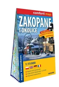 Zakopane i okolice plan miasta 1:15 000 laminat midi 2023
