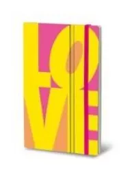 Stifflex Notatnik Fluo Love Yellow 21.0x13.0 cm 192 kartki