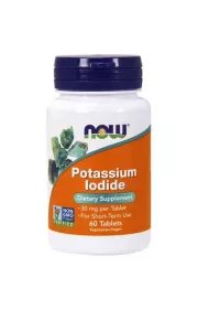 Now Foods Potassium Iodide - Jodek Potasu 30 mg Suplement diety 60 tab.