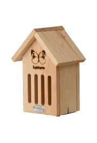 Domek dla motyli z naturalnego drewna