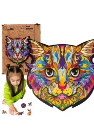 Puzzle drewniane eko 39 el. Kotek Murkotek A3 Maksik