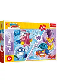Puzzle 100 el. Bohaterowie kontra z�oczy�cy SuperZings 16397 Trefl