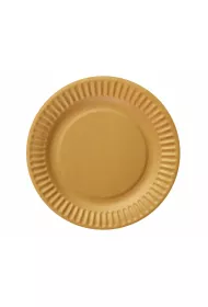 Godan Talerzyki papierowe z�ote 18cm 6 szt.