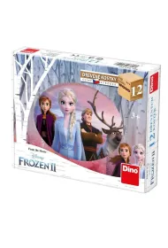Drewniane klocki obrazkowe Kraina Lodu Frozen 12el