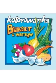Bukiet z warzyw - kolorowanka