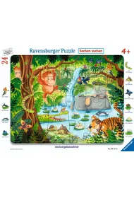 Puzzle 24 Jungle Friends Frame Ravensburger