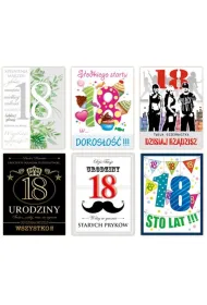Merigraf Karnet 18 Urodziny A5 mix