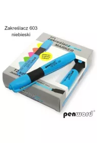 Penword Zakre�lacz niebieski 12 szt.