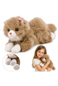 Pers pluszowy obci��eniowe �apki be�owy 50cm LeanToys