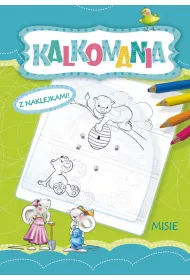 Kalkomania z naklejkami. Misie