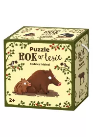 Puzzle Rok w lesie. Rodzice i dzieci Nasza Ksi�garnia